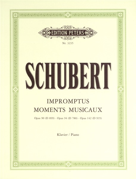 EDITION PETERS Schubert Franz - Impromptus & Moments Musicaux - Piano