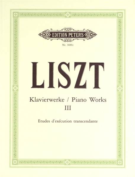 EDITION PETERS Liszt Franz - Piano Works Vol.3 - Piano
