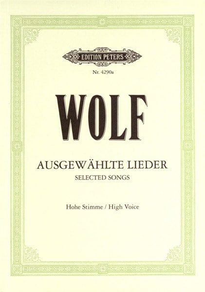 EDITION PETERS WOLF HUGO - 51 SELECTED SONGS - VOICE AND PIANO (PAR 10 MINIMUM)