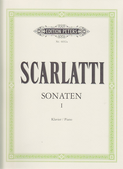 EDITION PETERS SCARLATTI D. - SONATEN VOL. 1 - CLAVECIN (PIANO)
