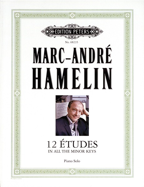 EDITION PETERS HAMELIN MARC-ANDRE - ETUDES FOR PIANO - PIANO