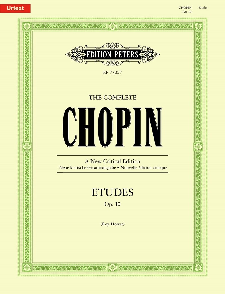 EDITION PETERS CHOPIN F. - ETUDES OP. 10 PIANO