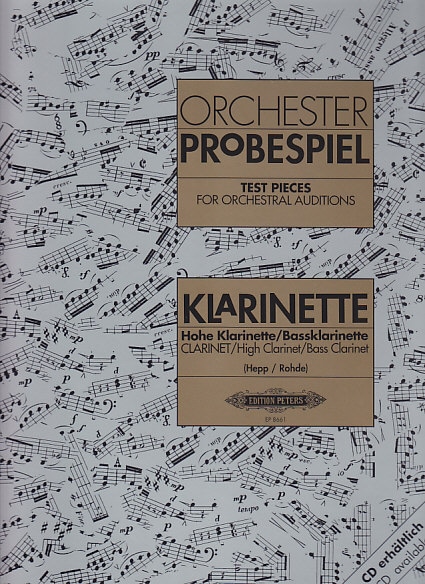 EDITION PETERS ORCHESTERPROBESPIEL - CLARINETTE