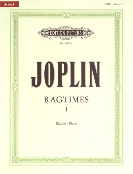 EDITION PETERS JOPLIN SCOTT - RAGTIMES VOL.1 - PIANO
