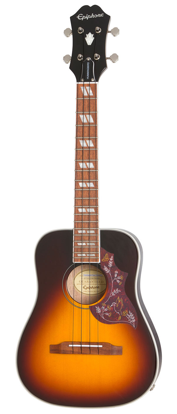 EPIPHONE Hummingbird Studio Tenor Ukulele Tobacco Sunburst