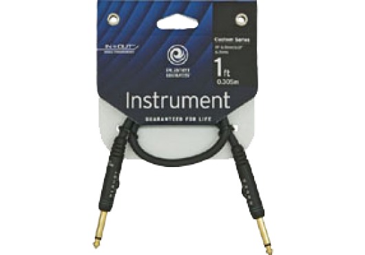 D'ADDARIO AND CO Custom Series Patch Cable 1 Foot