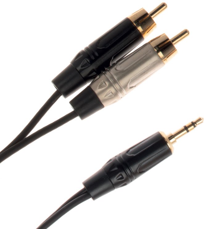 QUIKLOK JUSTJ352RCA3 CABLE AUDIO MINIJACK STEREO 2XRCA 3M