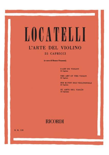 RICORDI LOCATELLI P. - ARTE DEL VIOLINO - VIOLON
