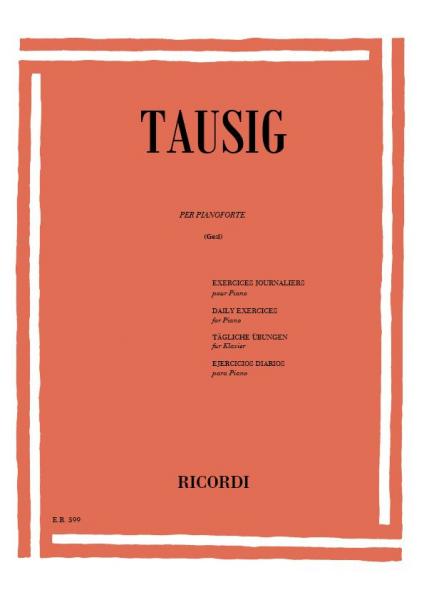 RICORDI TAUSIG K. - ESERCIZI GIORNALIERI PER PIANOFORTE
