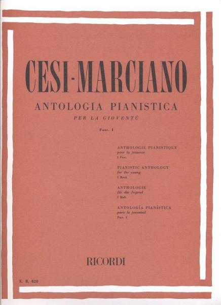 RICORDI CESI - MARCIANO - ANTOLOGIA PIANISTICA PER LA GIOVENTU - PIANO