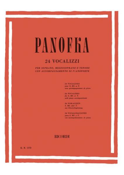 RICORDI PANOFKA H. - 24 VOCALIZZI OP 81 - CHANT