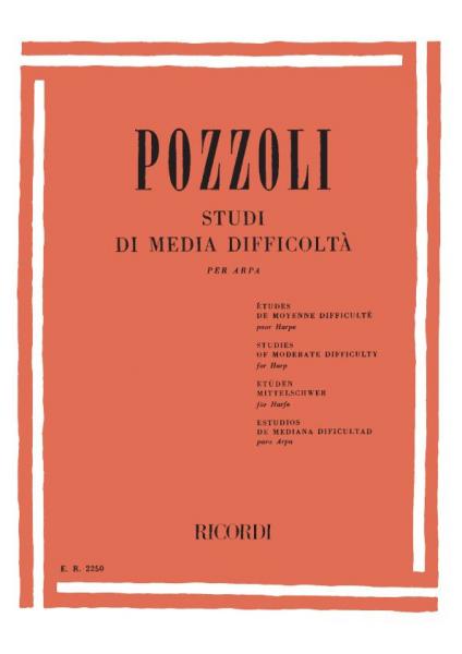RICORDI Pozzoli E. - Studi Di Media Difficolta - Harpe