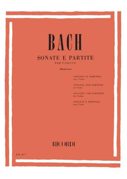 RICORDI BACH J.S. - 6 SONATA E PARTITE BWV 1001-1006 - VIOLON