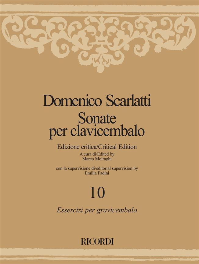 RICORDI SCARLATTI DOMENICO - SONATE PER CLAVICEMBALO - VOL. 10