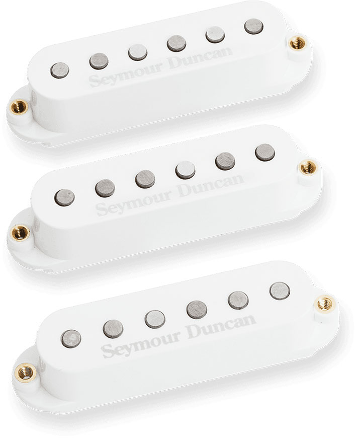 SEYMOUR DUNCAN HUMBUCKER FORMAT SIMPLE FORMAT STACK PLUS KIT STRAT KIT, WHITE
