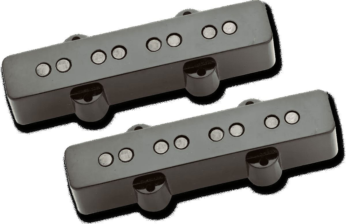 SEYMOUR DUNCAN Jazz Bass Antiquity Capots Noirs Set