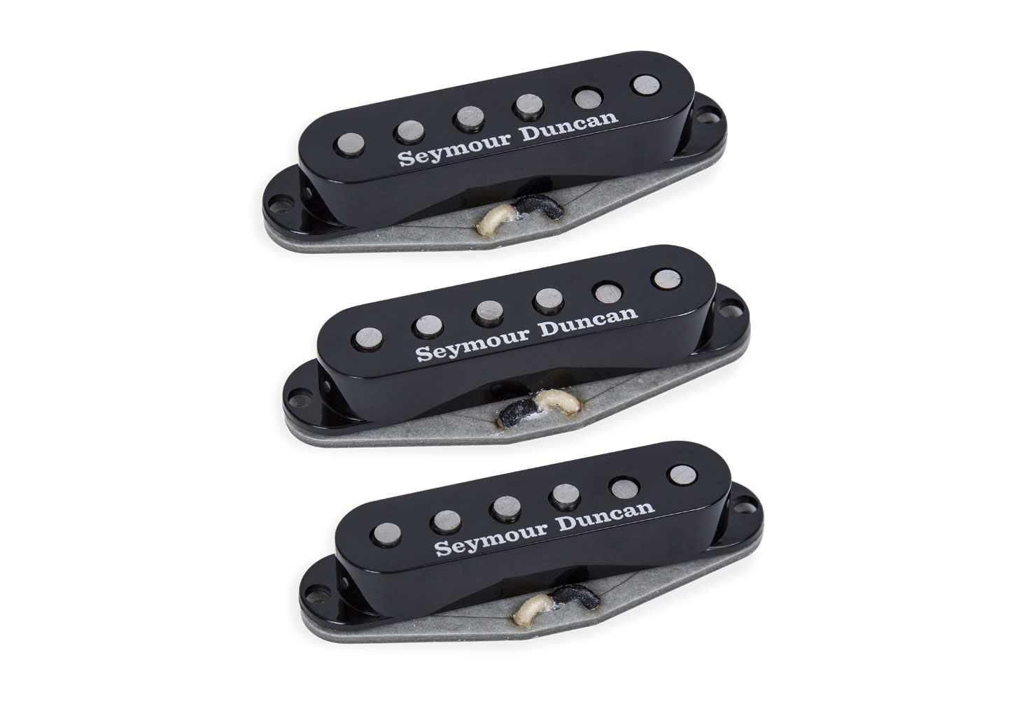 SEYMOUR DUNCAN PSYCHEDELIC STRATOCASTER KIT CAPOTS NOIRS