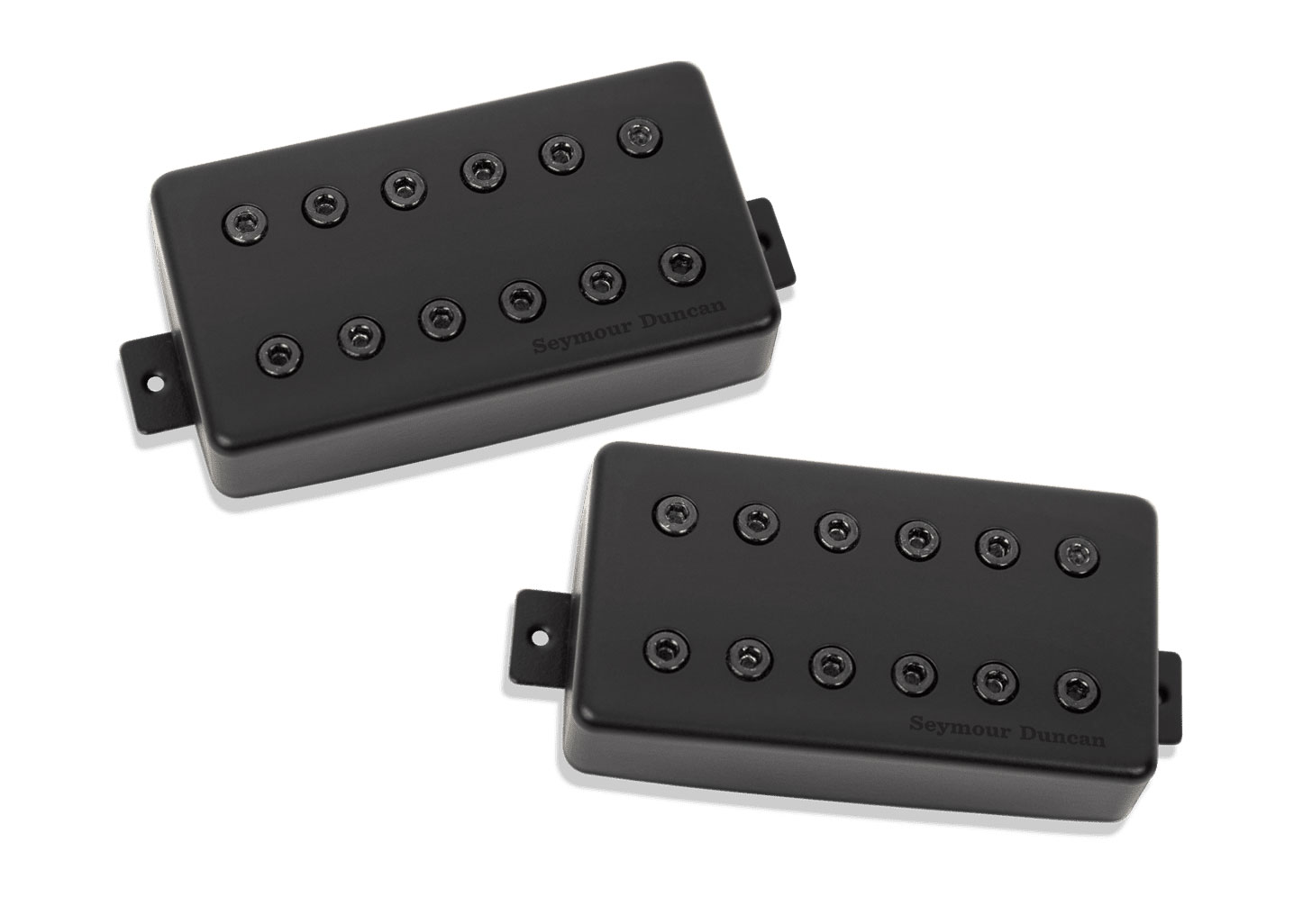SEYMOUR DUNCAN HUMBUCKER PICKUP SET SIGNATURE MARK HOLCOMB SCARLET AND SCOURGE BLACK