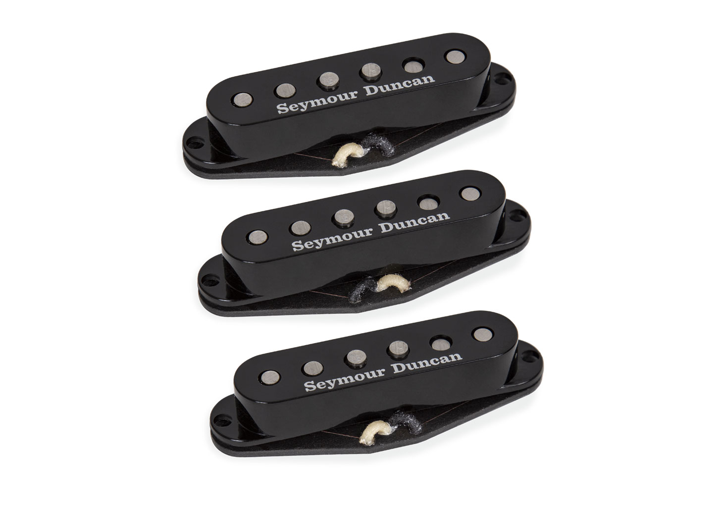 SEYMOUR DUNCAN SCOOPED STRATOCASTER KIT CAPOTS BLACK