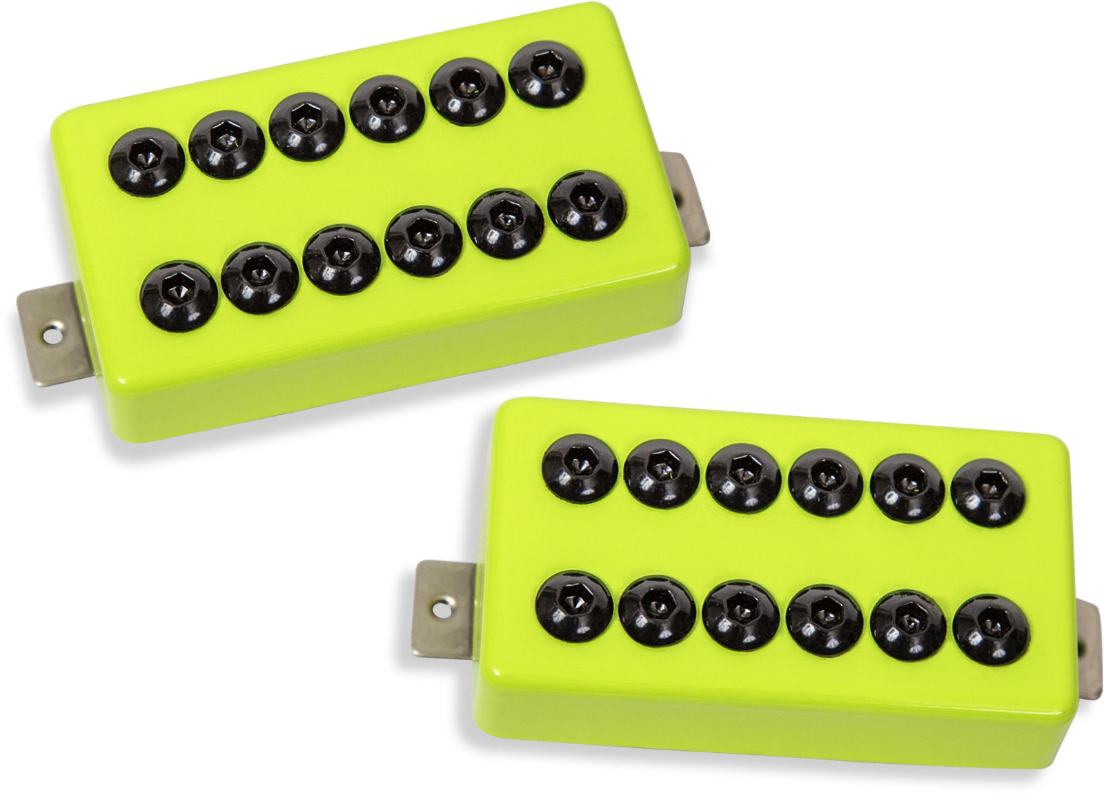 SEYMOUR DUNCAN HUMBUCKER SET INVADERS SH-8 TOXIC YELLOW