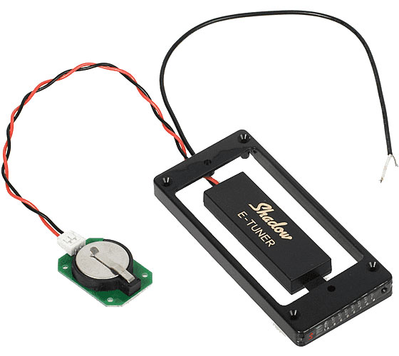 SHADOW E-tuner Entourage Humbucker Noir Accordeur Integre pour Table Plate