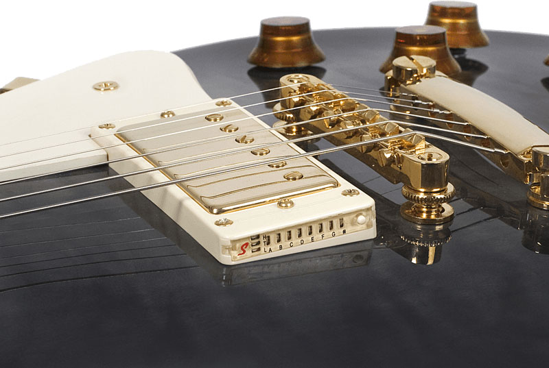 SHADOW E-tuner Entourage Humbucker Creme Accordeur Integre pour Table Plate