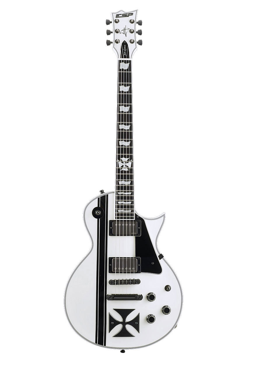 ESP Signature James Hetfield Ironcross Snow White