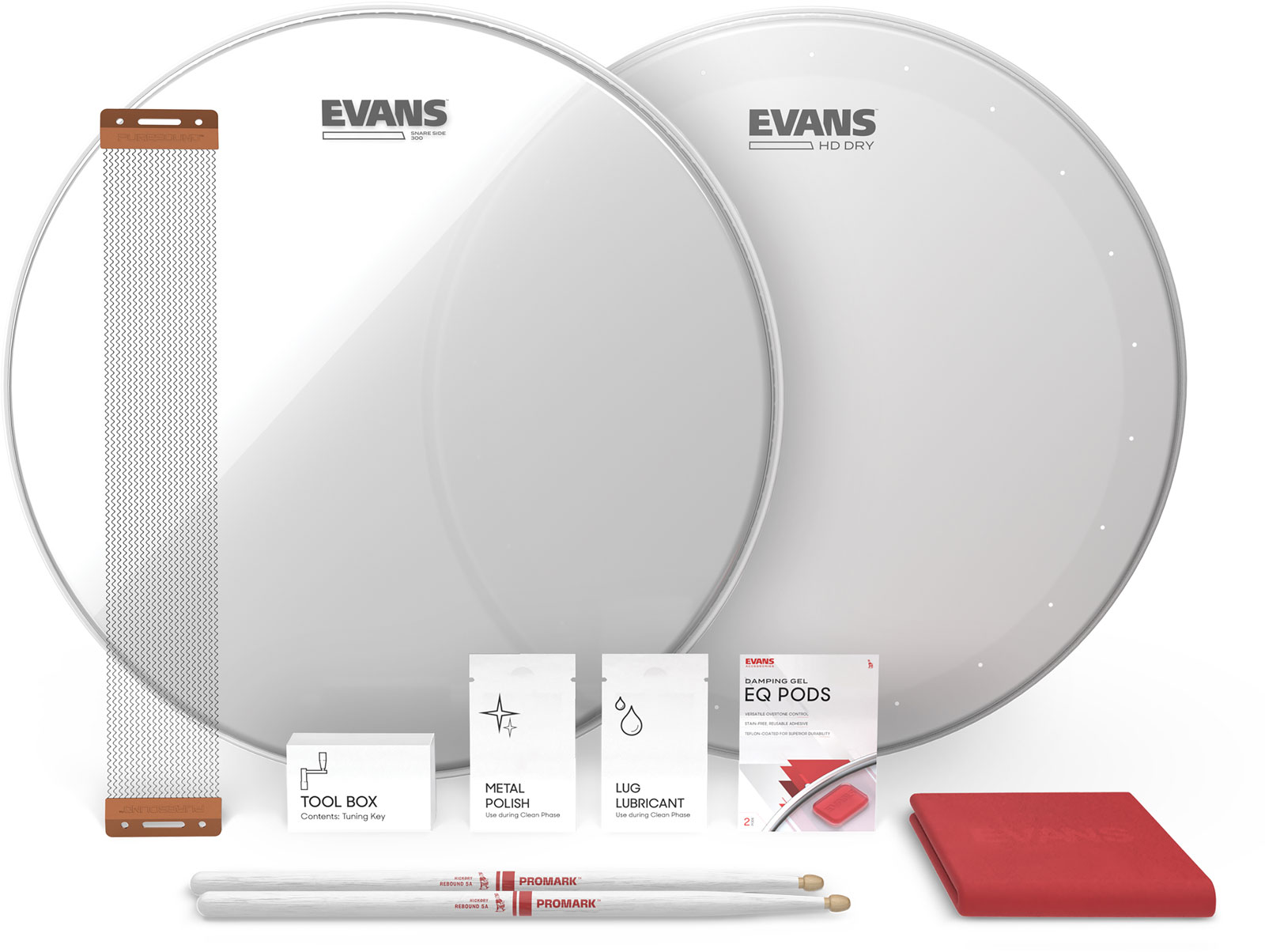 EVANS Kit Tune Up HD Dry Snare drum 14