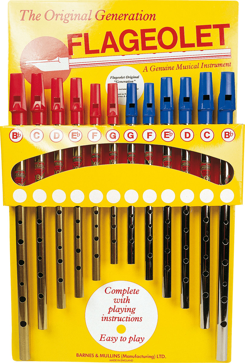 ETNIC FOLK FLCARTE - 12 FLAGEOLETS LATAO E NIQUEL EN 6 TONALIDADE