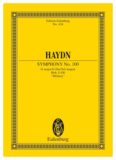 EULENBURG HAYDN JOSEPH - SYMPHONY NO. 100 G MAJOR, 