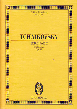 EULENBURG TCHAIKOVSKY P. I. - SERENADE POUR CORDES EN DO MAJ. OP. 48 - CONDUCTEUR DE POCHE