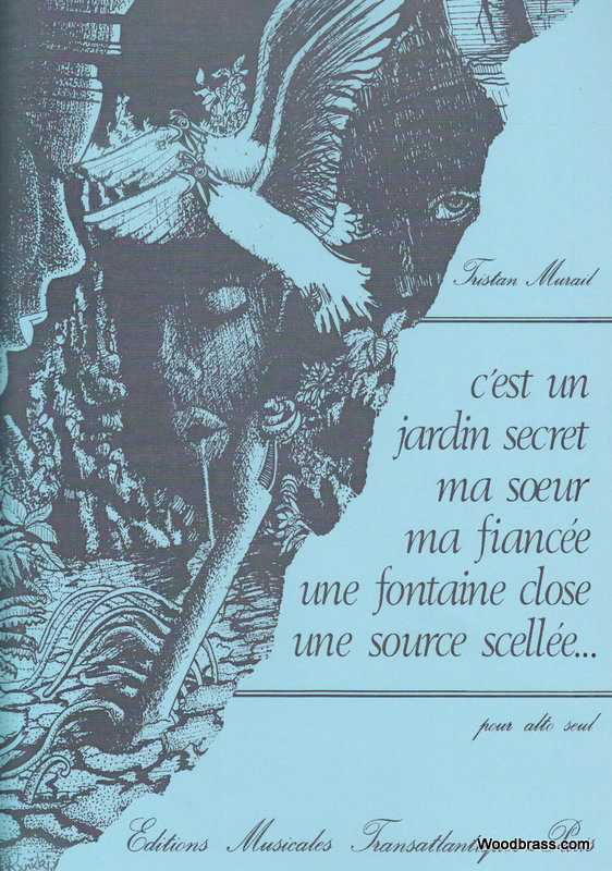 TRANSATLANTIQUES MURAIL T. - C'EST UN JARDIN SECRET... - ALTO SOLO