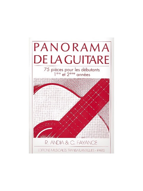 TRANSATLANTIQUES ANDIA / FAYANCE - PANORAMA DE LA GUITARE VOL.1 + CD