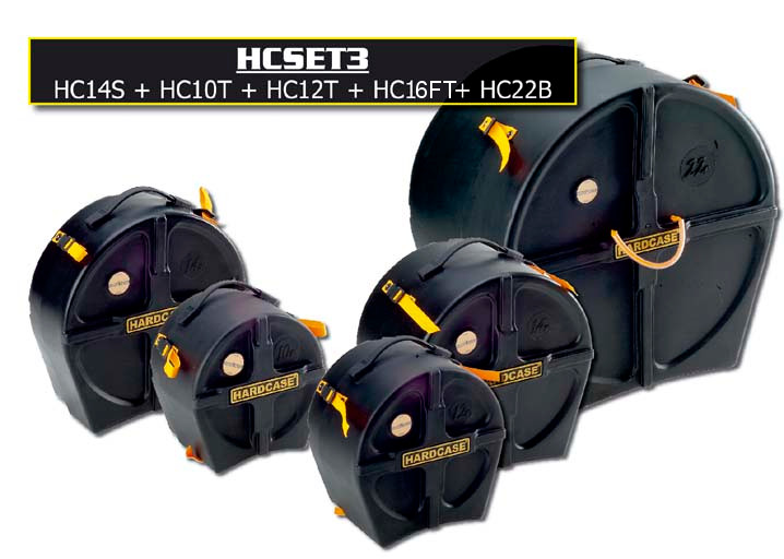 HARDCASE HROCKFUS3 - set Rock Fusion 22/10/12/16/14