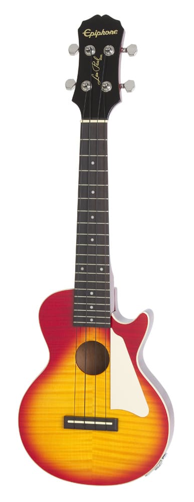 EPIPHONE E1 LES PAUL ACOUSTIC-ELECTRIC UKULELE CONCERT HERITAGE CHERRY SUNBURST