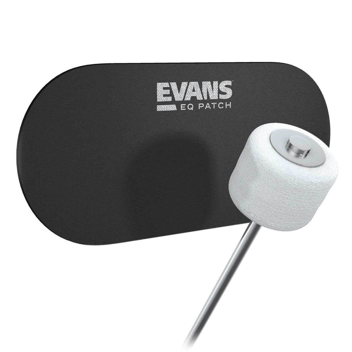 EVANS EQPB2 - BLACK NYLON DOUBLE PATCH X2