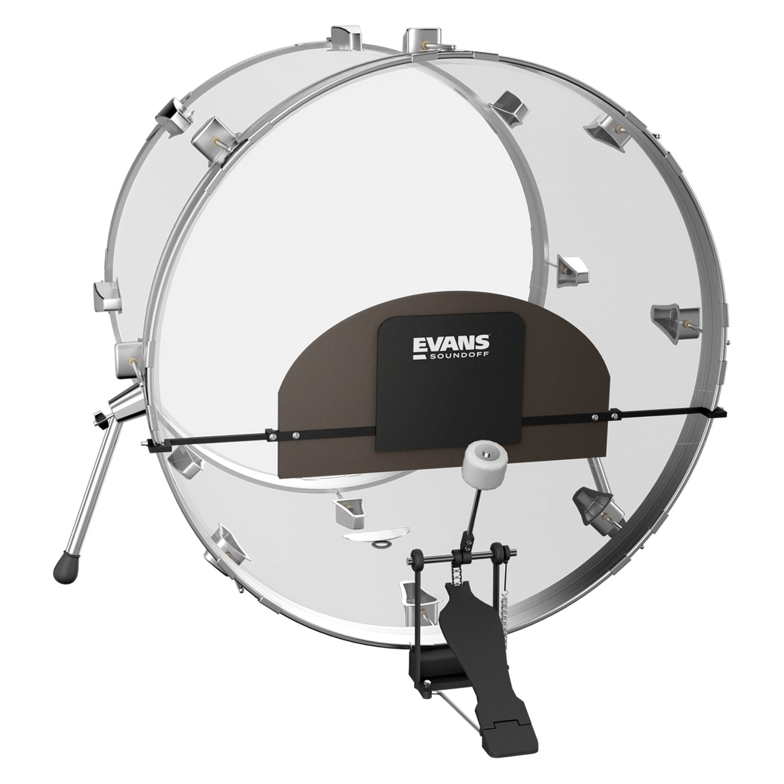 EVANS Sourdine Sound Off Grosse Caisse 18 A 26
