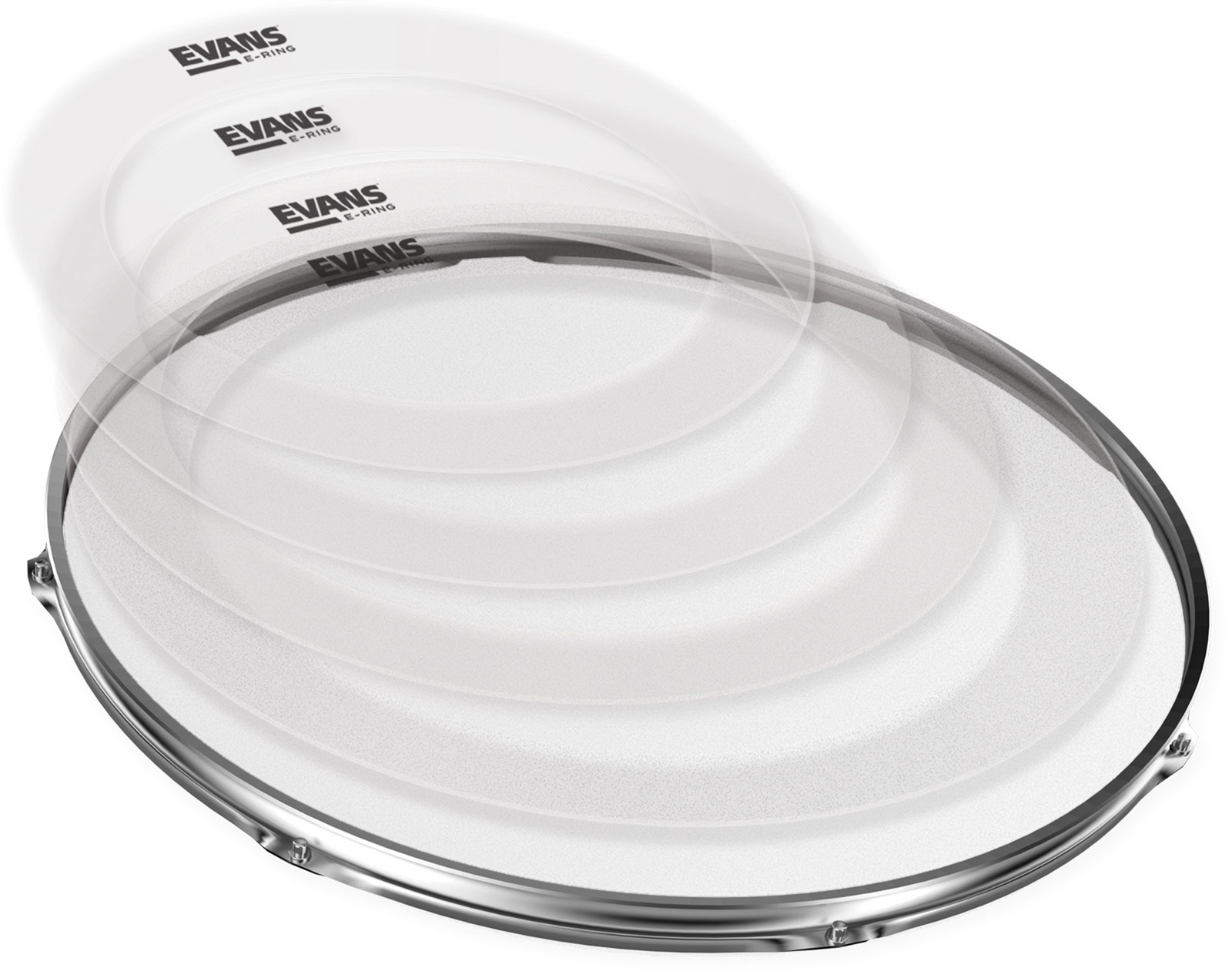 EVANS ER-ROCK - E-Ring Pack, Rock (10?, 12?, 14? Snare, 16?)