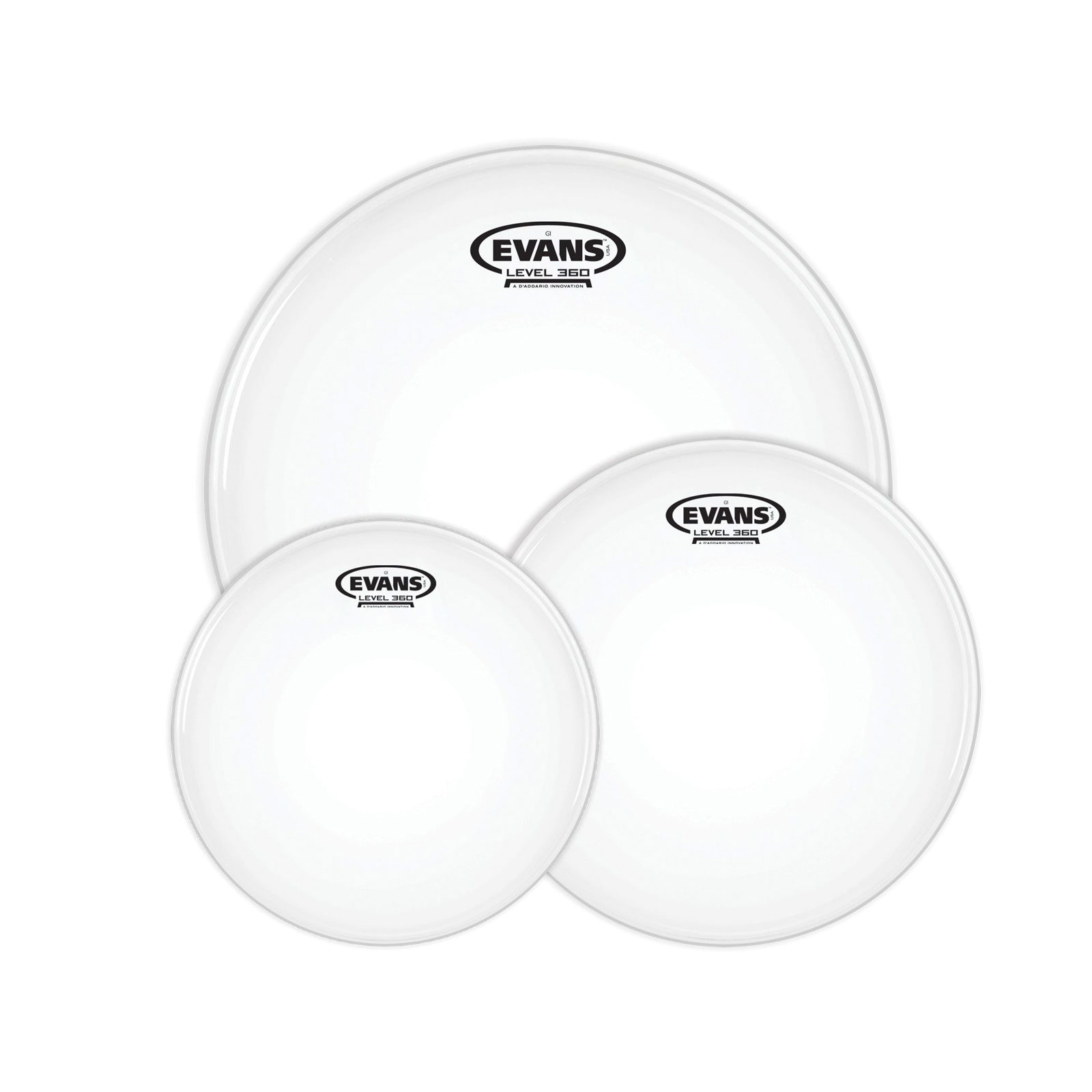 EVANS ETP-G1CTD-R - TOM PACK G1 COATED ROCK 10 12 16 