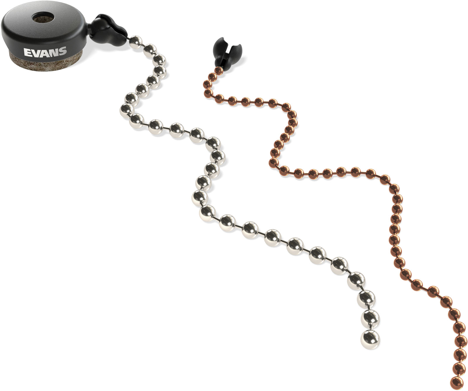 EVANS EVCYMSZ1 - Accessories Cymbal Sizzler Two Chain pack