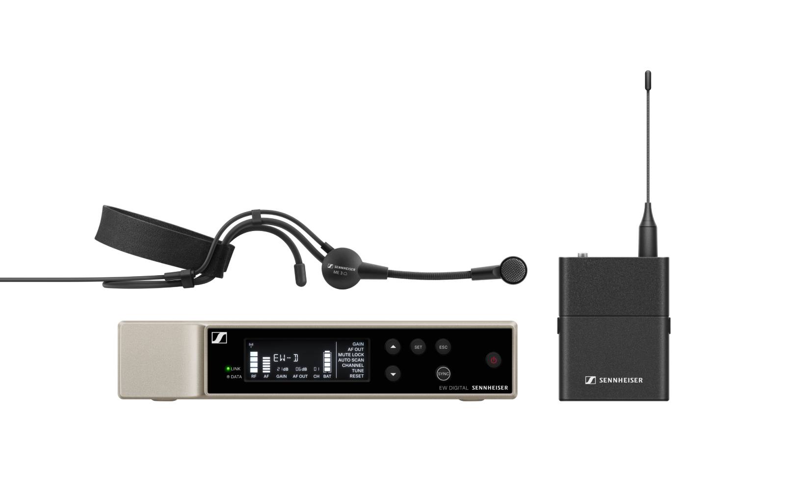 SENNHEISER EW-d ME3 Set (R1-6 : 520 - 576 MHZ)