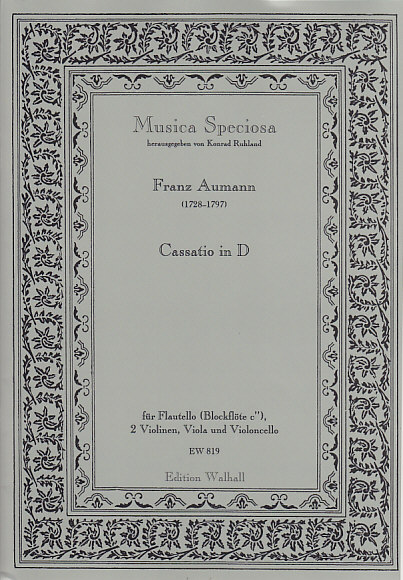 WALHALL Aumann Franz - Cassatio In D