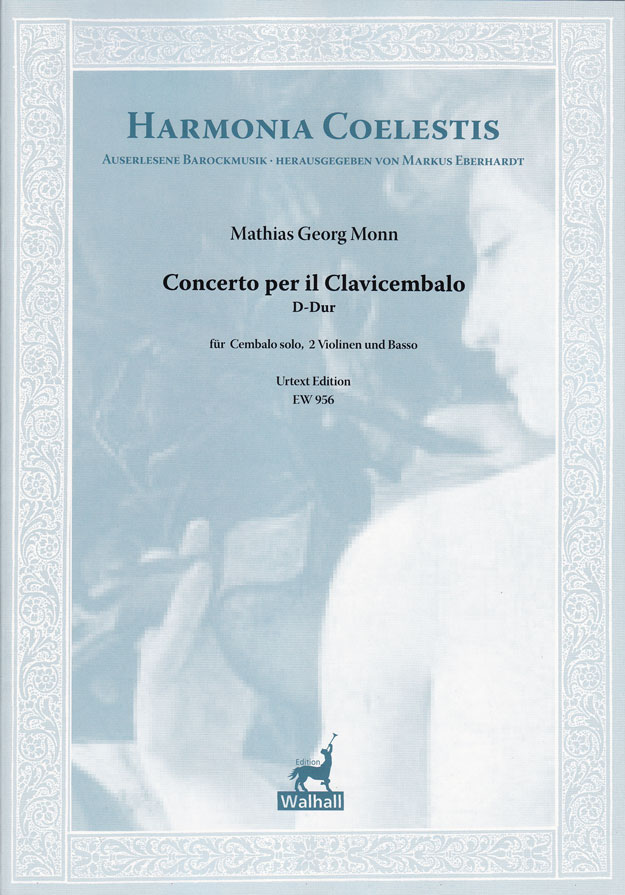 WALHALL MONN M. G. - CONCERTO PER IL CLAVICEMBALO - SCORE & PARTS 