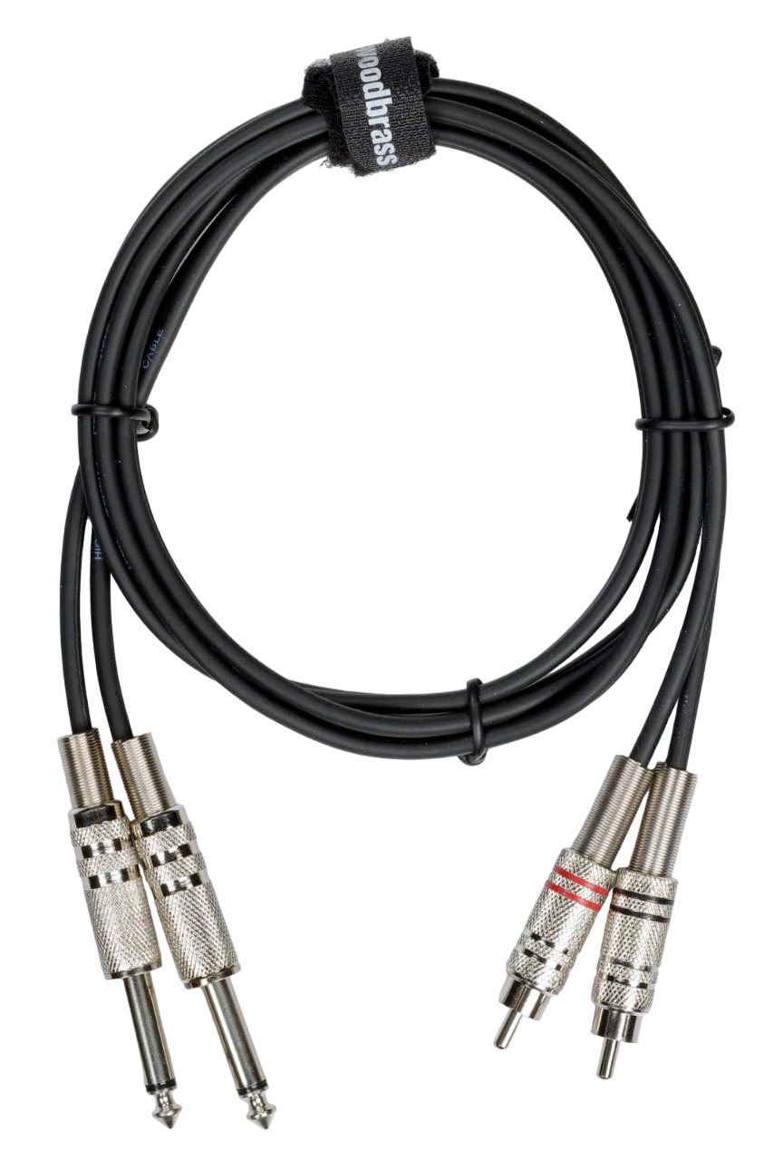 WOODBRASS AC40 - 2 RCA / 2 Jack Macho - 1
