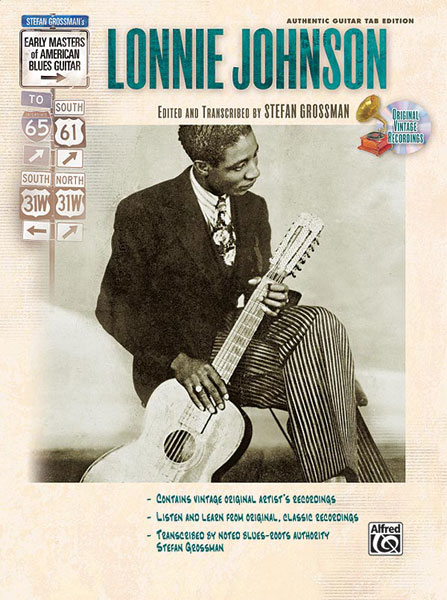 ALFRED PUBLISHING Grossman Stefan - Lonnie Johnson + CD - Guitar Tab