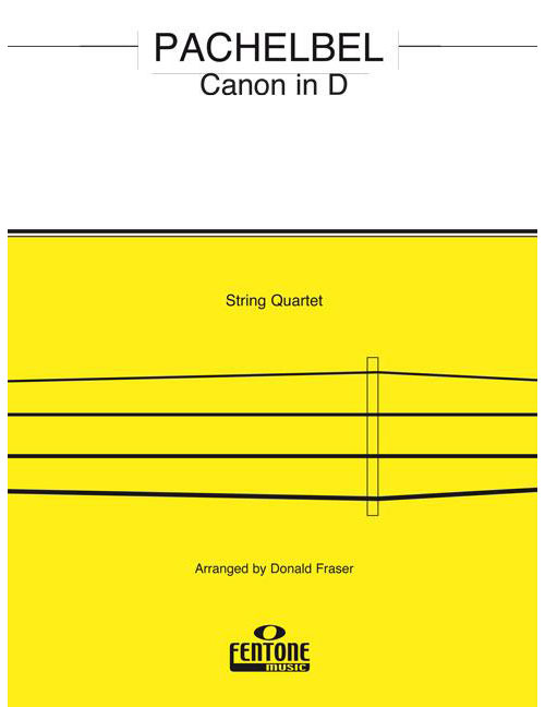 FENTONE MUSIC Pachelbel J. - Canon In D - Quatuor Cordes