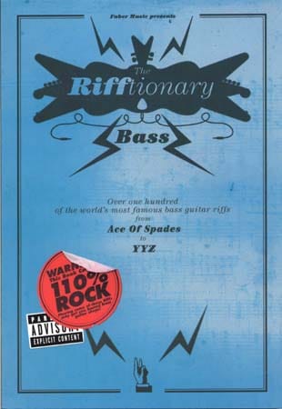 FABER MUSIC BASS RIFFTIONARY TAB