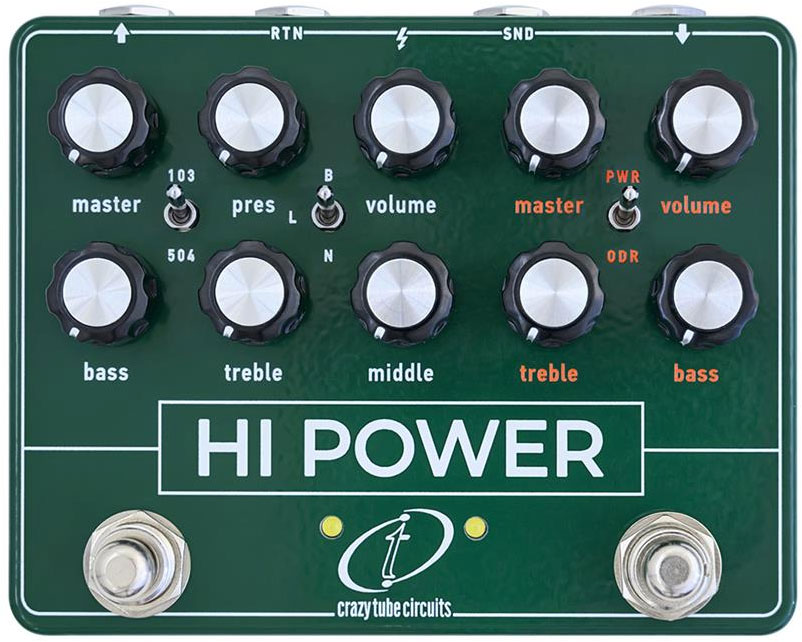 CRAZY TUBE CIRCUITS HI POWER Overdrive