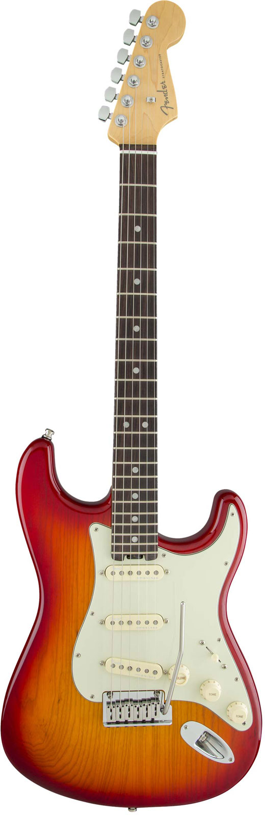 Fender American Elite Stratocaster Mn Aged Cherry Burst + Etui