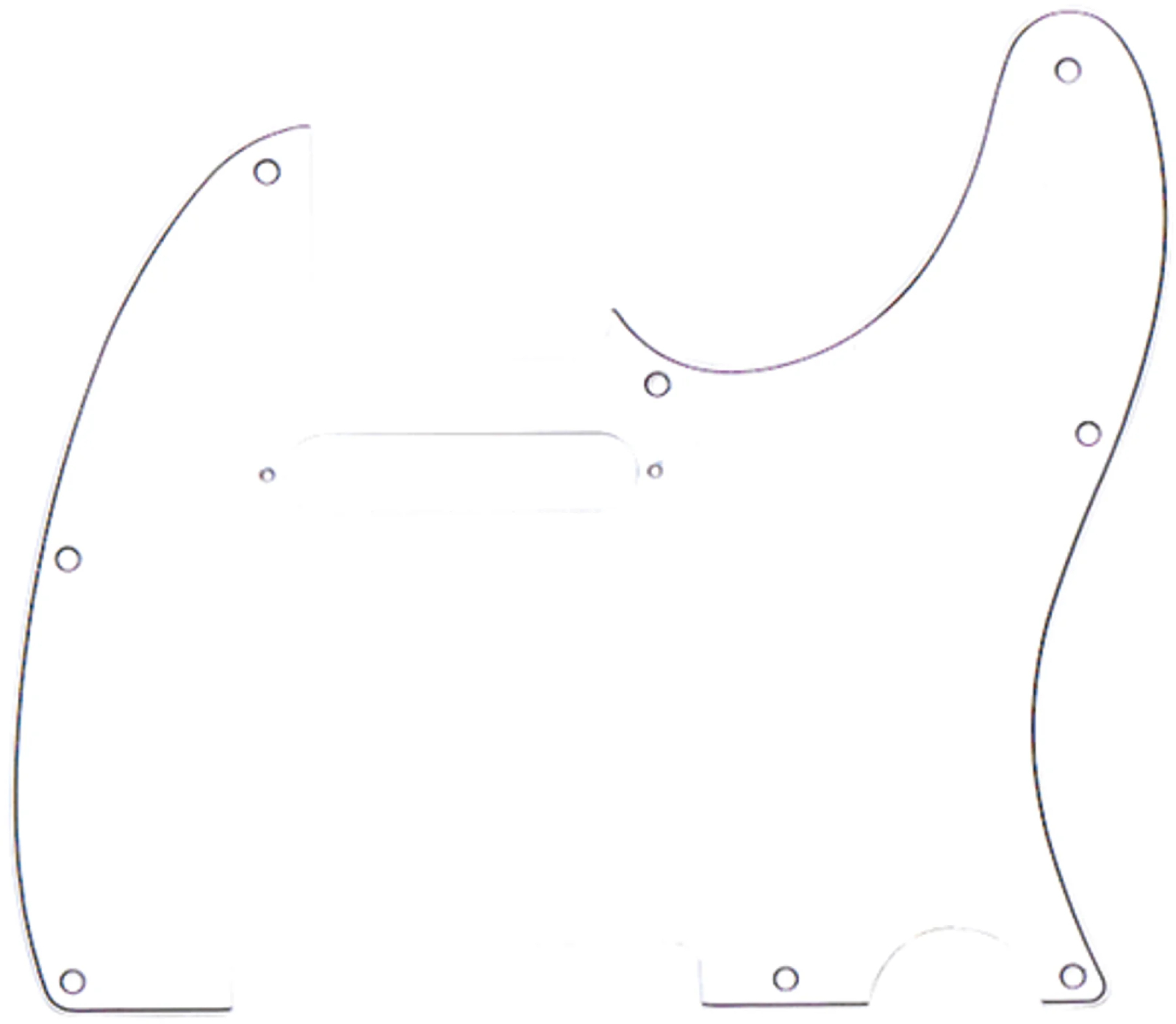 FENDER Pickguard Tele White